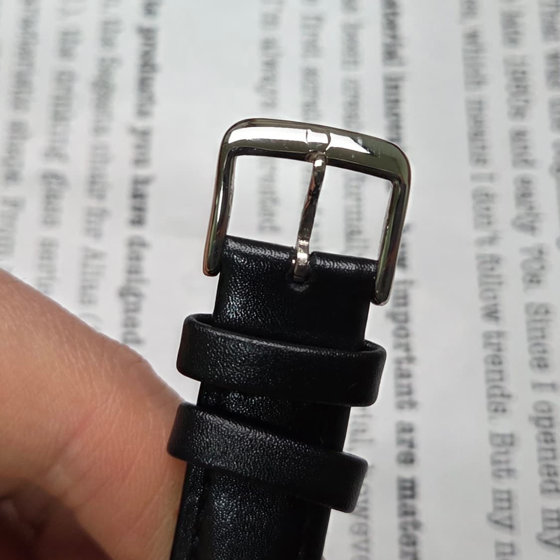 빈티지 오메가 드빌 화이트로만 격자다이얼 논데이트 슬림쿼츠 (일자형 러그 상품이미지8