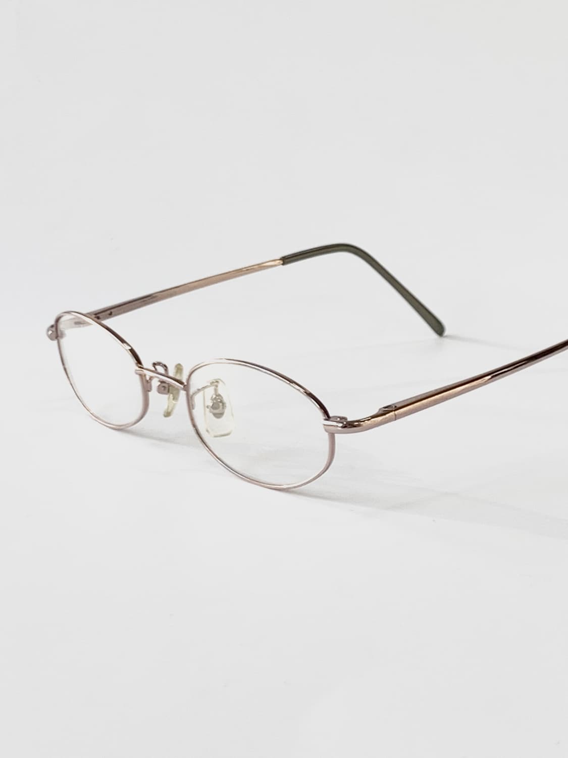 [픽키-650] (small)로즈 메탈 안경 미니멀 오벌 데드스탁 상품이미지6