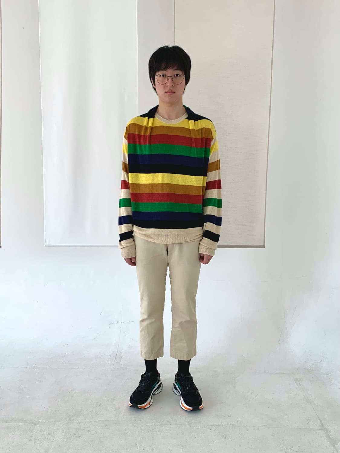 jw앤더슨 멀티 스트라이프 니트 상품이미지2