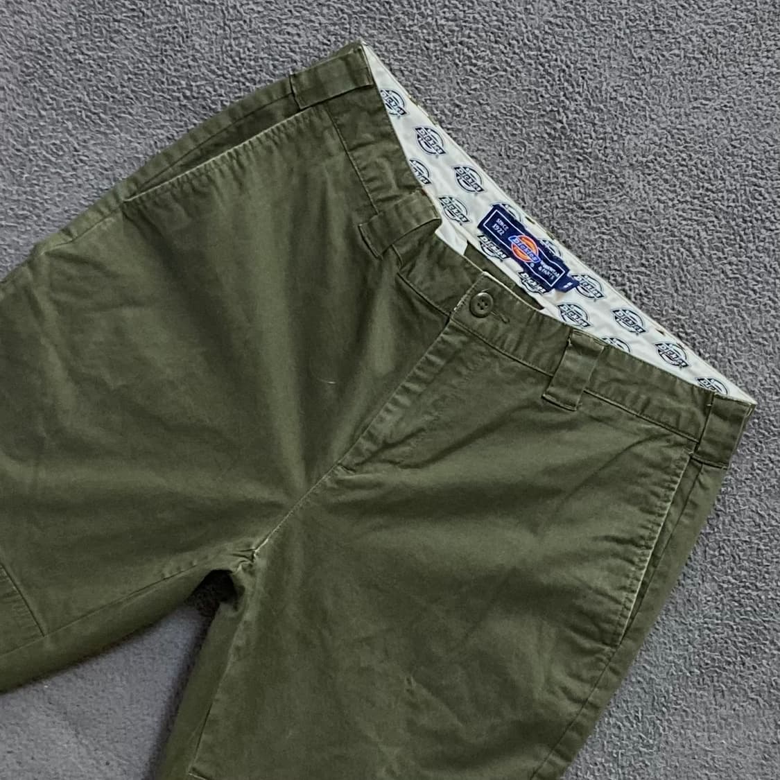 디키즈 더블니 카키 코튼팬츠 32 상품이미지3