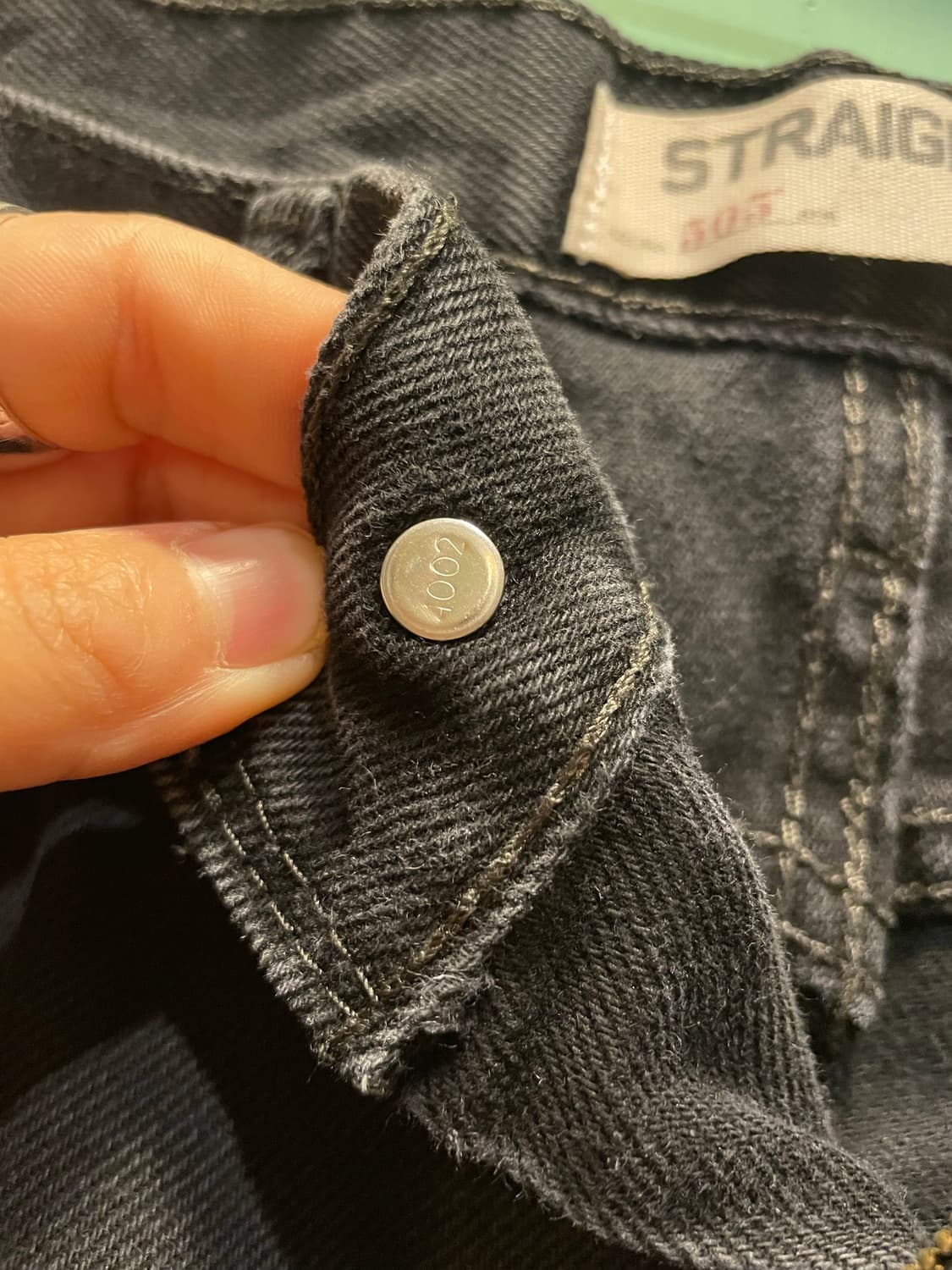 00’s Levi’s 505 Black Denim Pants  상품이미지4