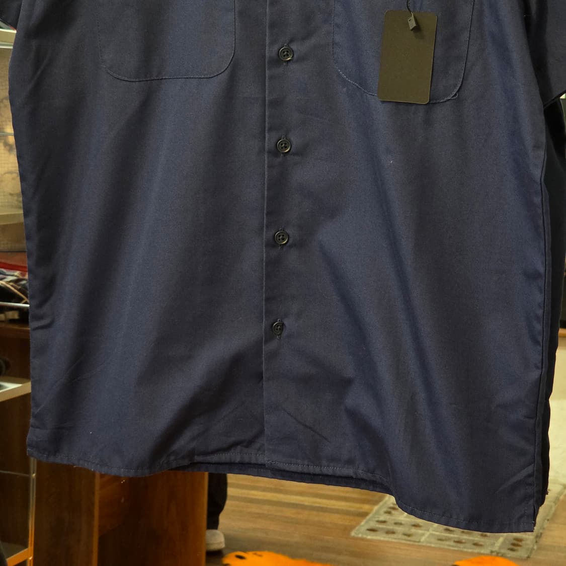 엑스라지 네이비 반팔 셔츠 상품이미지3