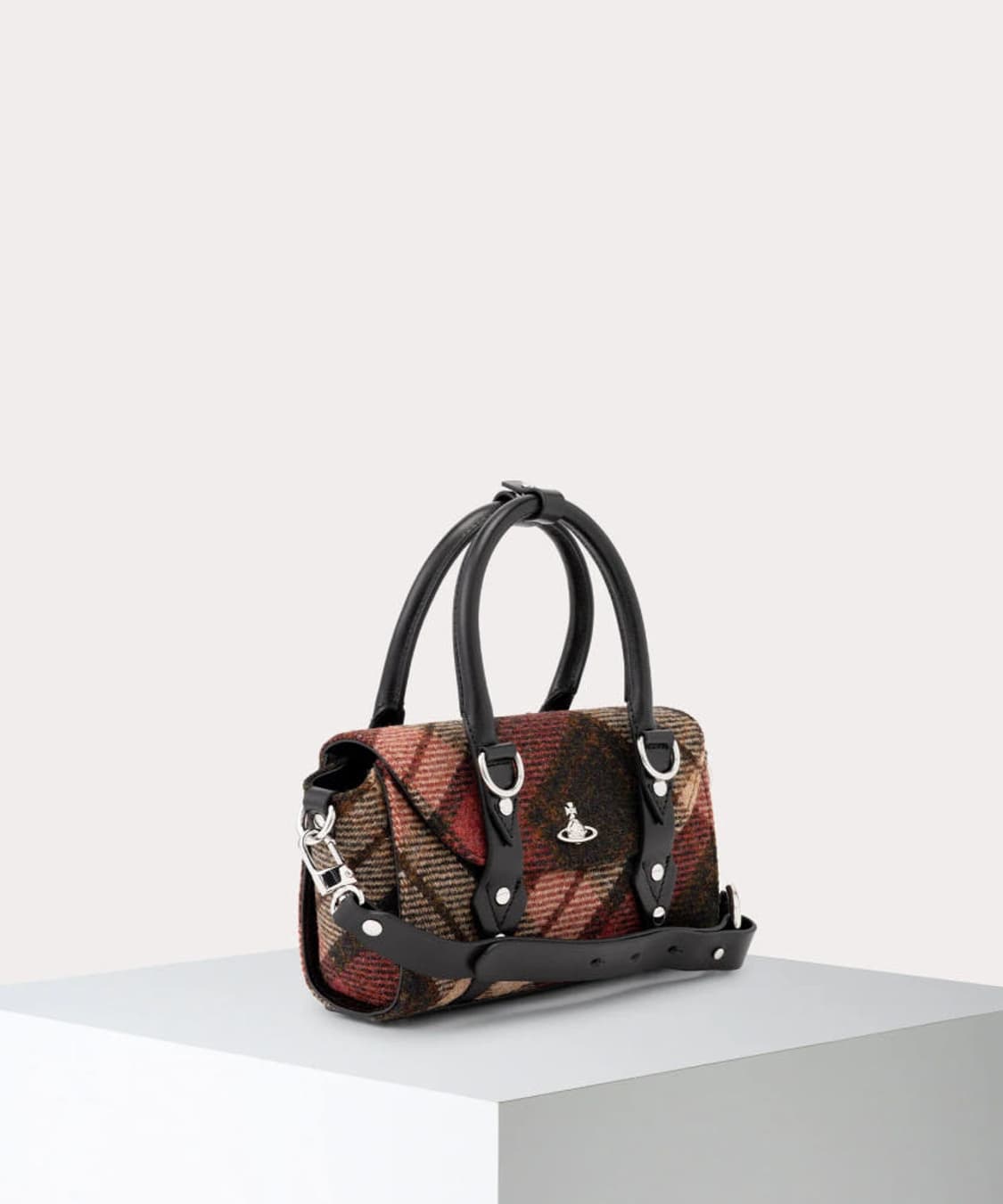 비비안웨스트우드 해리스 트위드 체크 베티나 백 상품이미지4