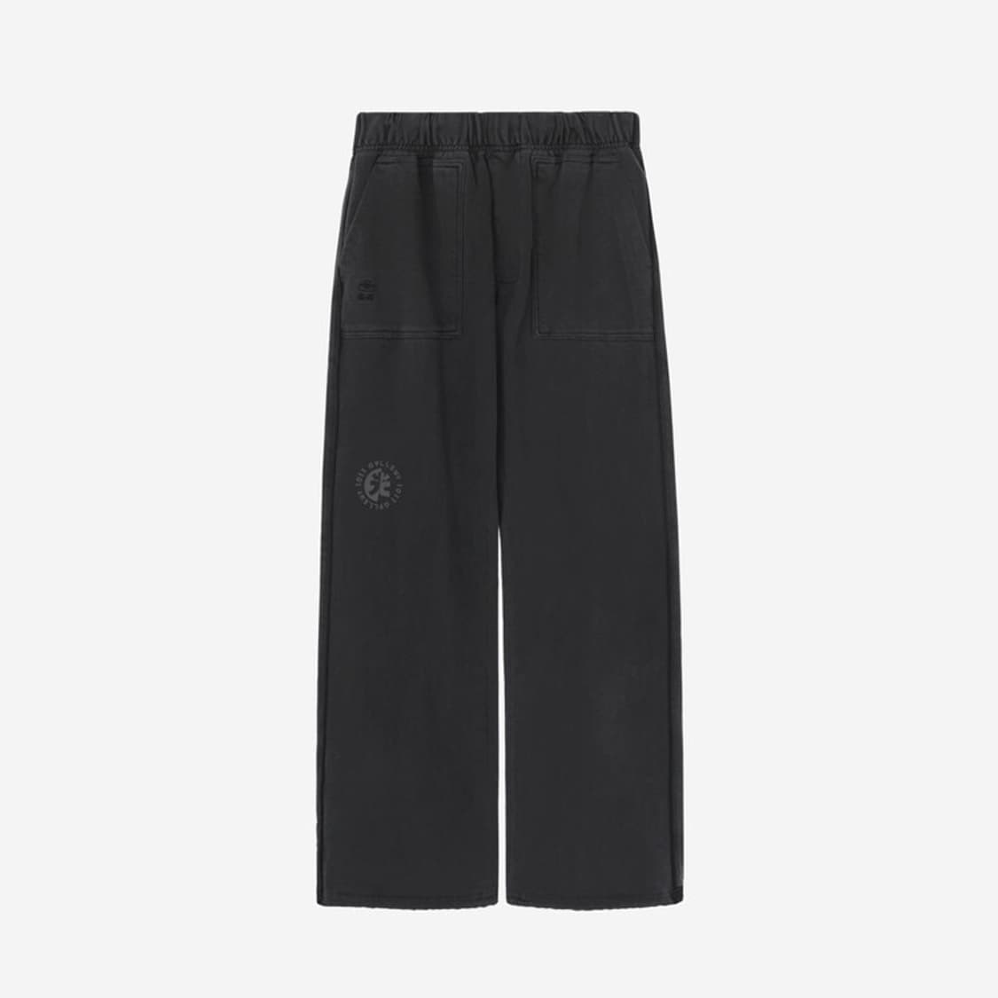 [3]폴리테루 1011 퍼티그 스웻 팬츠 워시드 블랙 25SS 상품이미지1