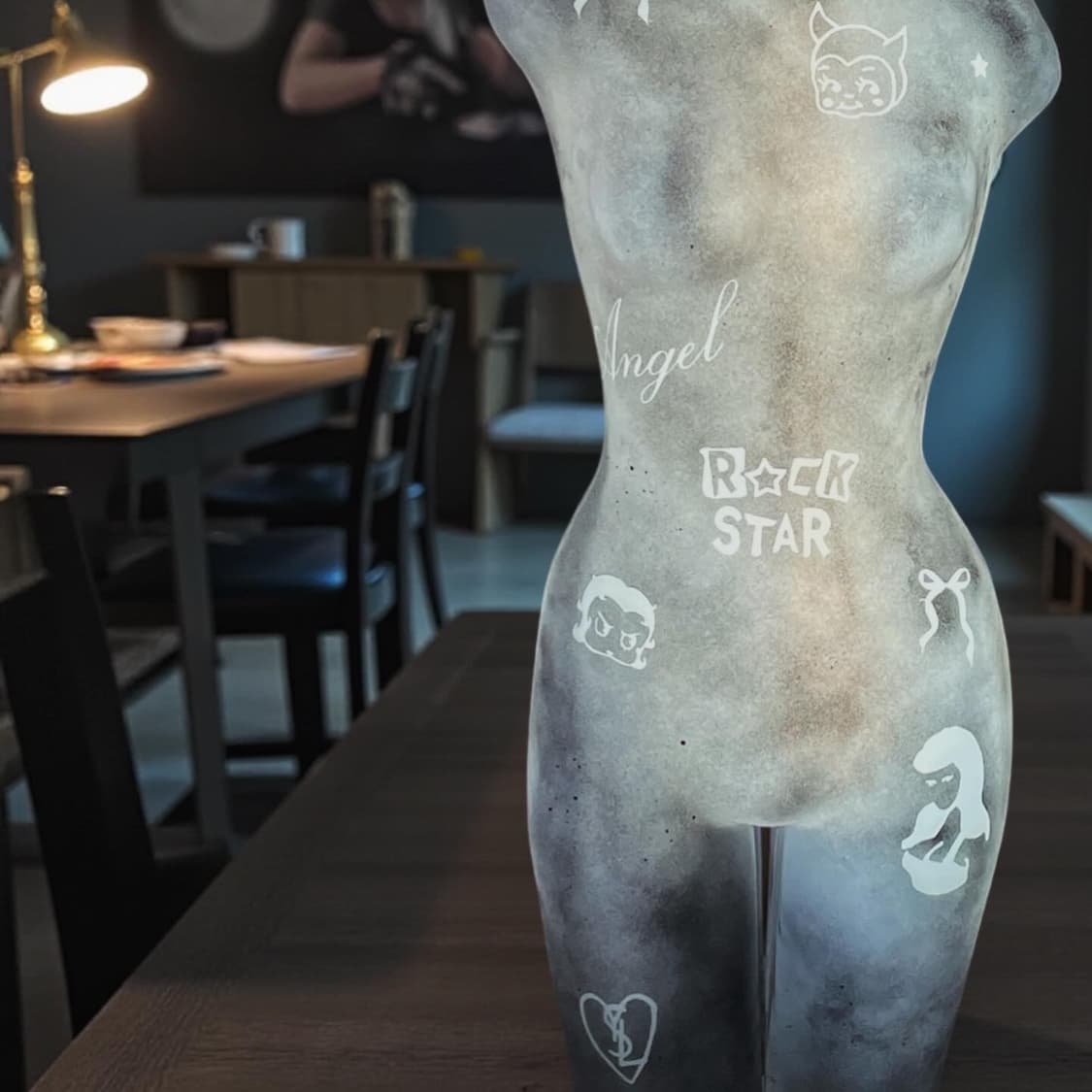TATOO Marked Torso Lamp 조명 무드등 상품이미지2