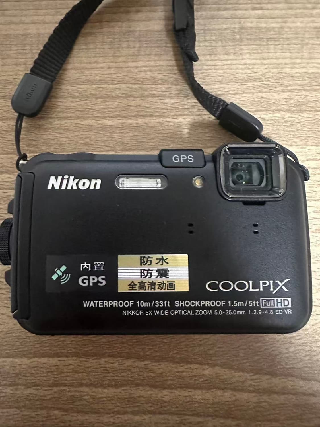 니콘 aw100 블랙 디지털 카메라 상품이미지1