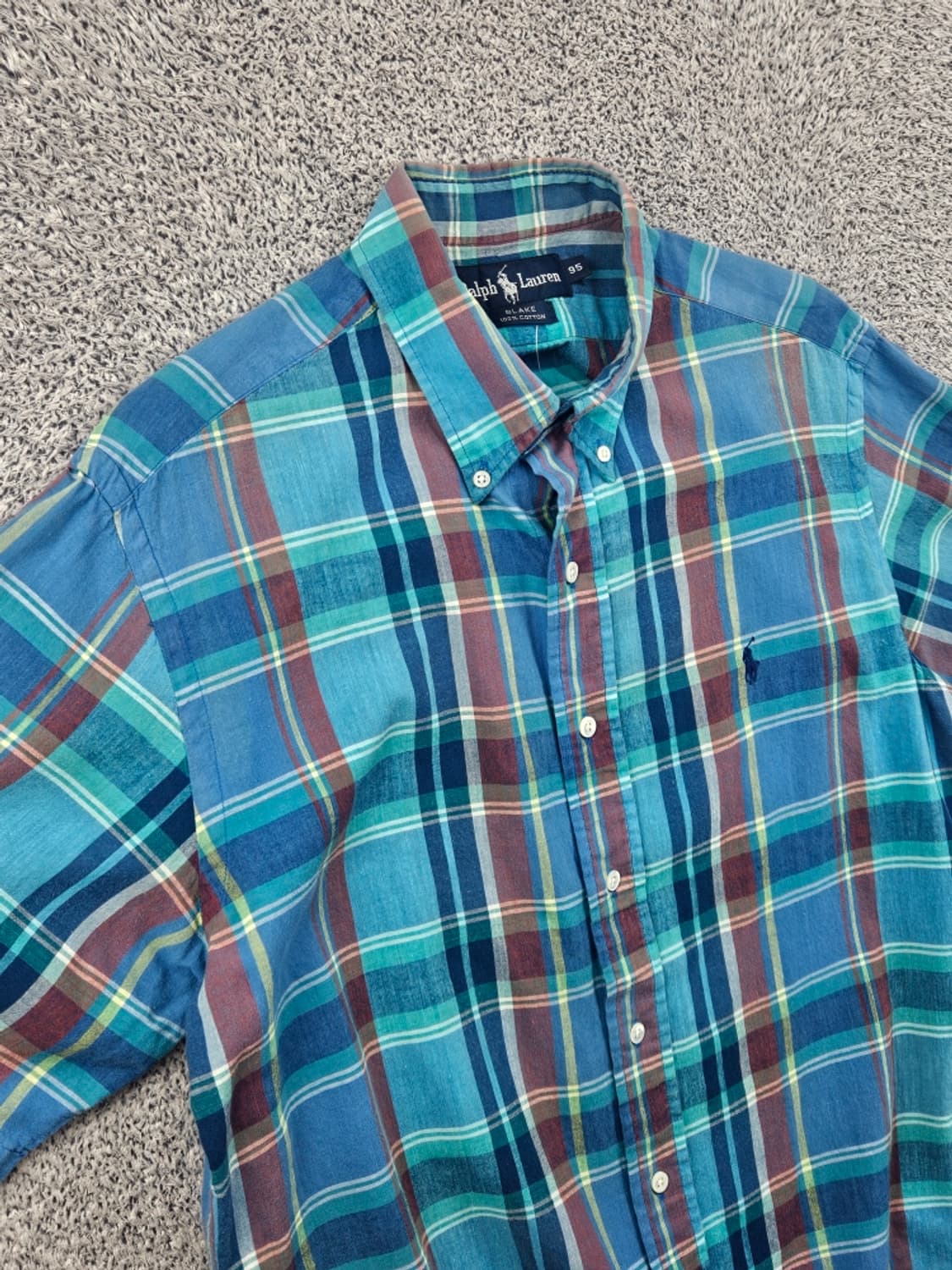 폴로랄프로렌 체크 하프 반팔 셔츠 ( 95 ) / 11918 상품이미지10