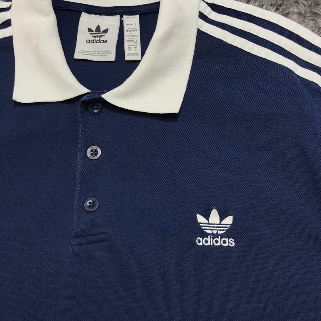 [[XL, A급] 아디다스(ADIDAS) 3S 반팔 폴로티셔츠@845 상품이미지3