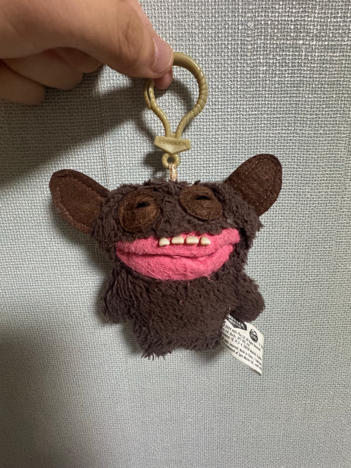 퍼글러 키링 Fuggler Grin Grin Keyring Brown 상품이미지2