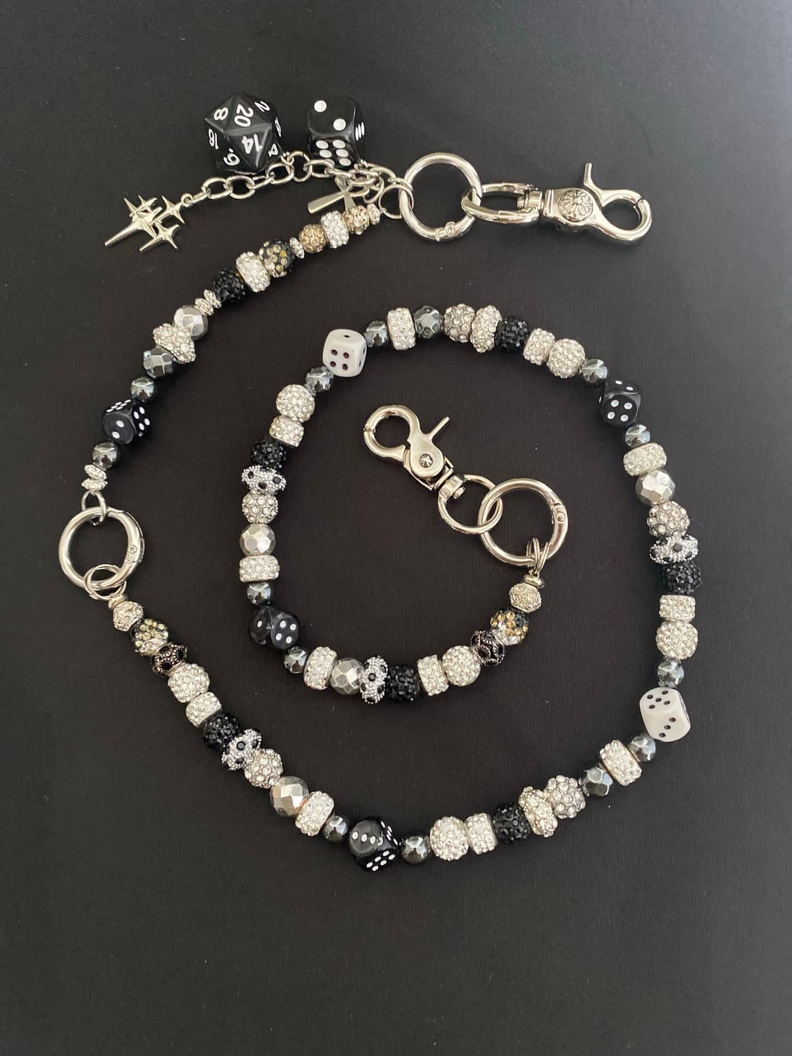 롱&숏 Dice Point 블링 비즈 체인 상품이미지6