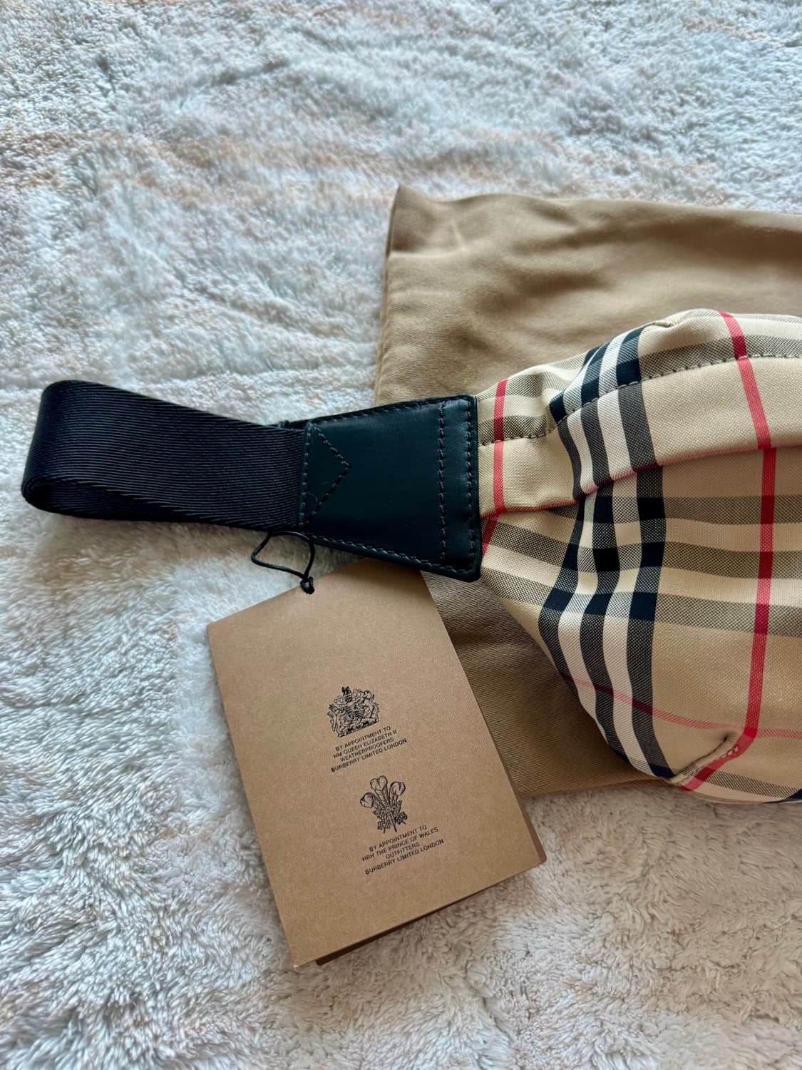 버버리 빈티지 체크 범백 미디엄 벨트백 801043 상품이미지3