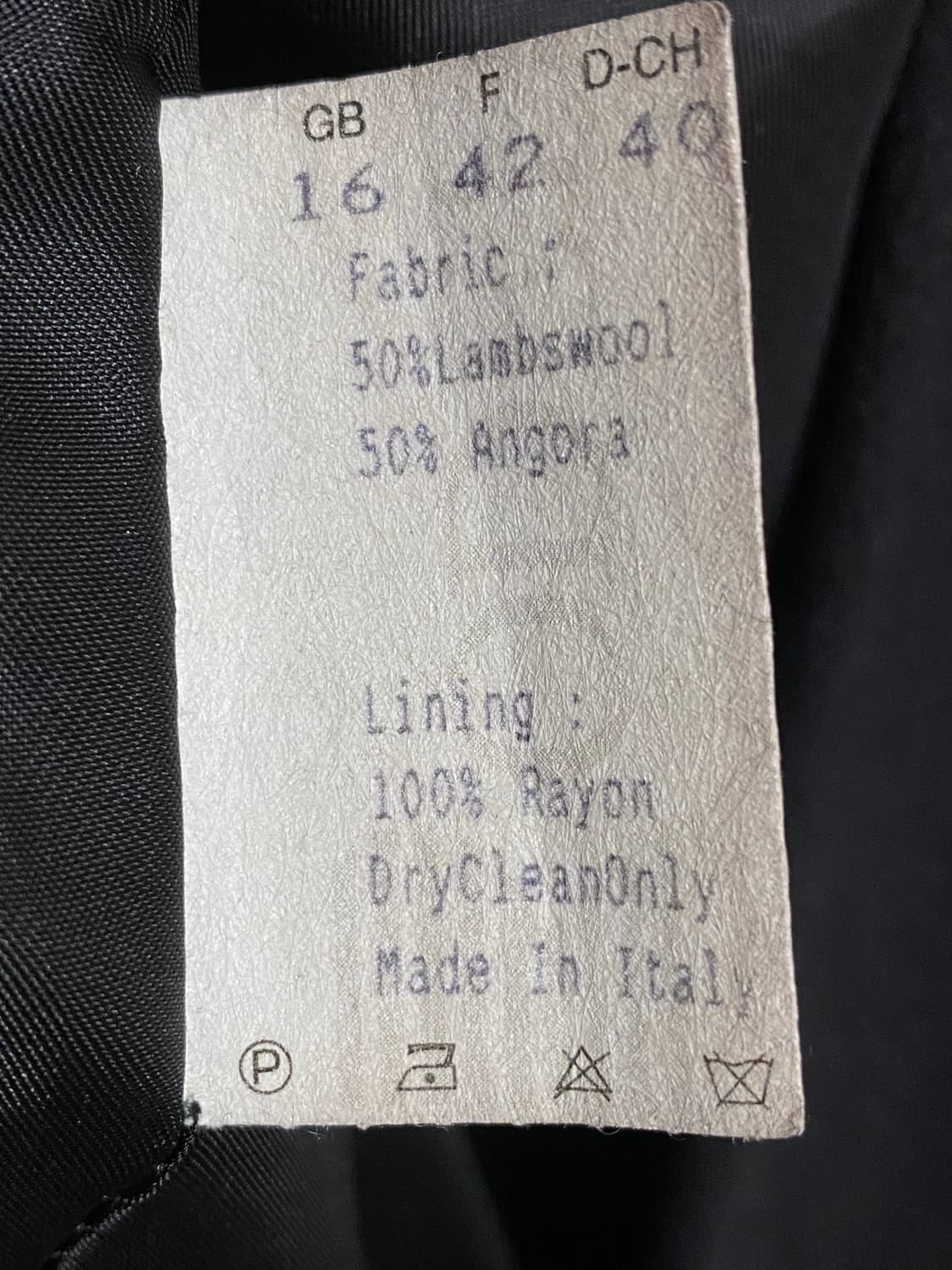 빈티지 램스울 앙고라 롱 코트 상품이미지8