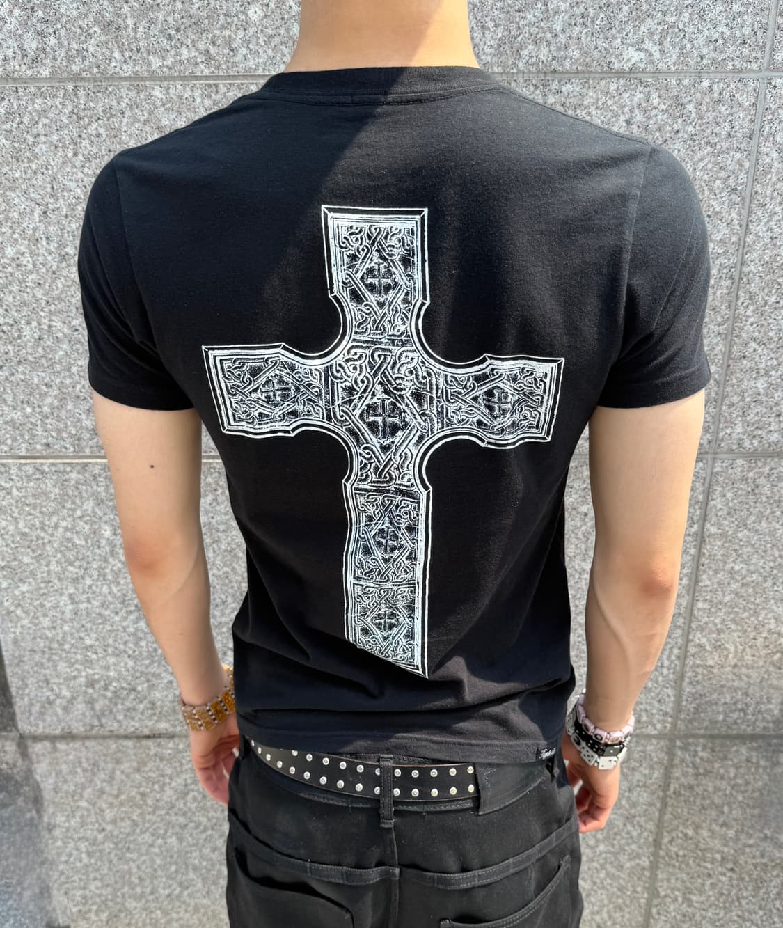 히스테릭글래머 XXX 예수고딕 크로스 티셔츠 상품이미지1