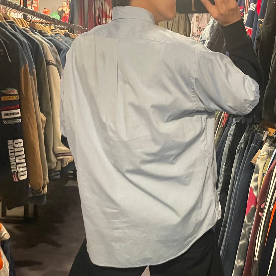 [IM] polo 폴로 라이트그레이시 블루 반팔셔츠 상품이미지7