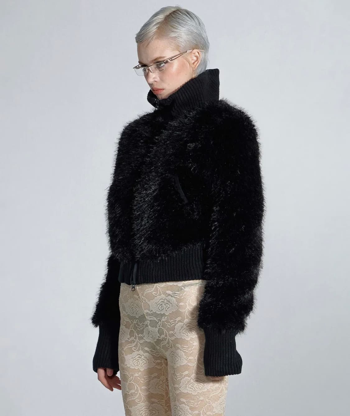 SCULPTOR 퍼 집업 자켓 (새상품) 상품이미지4