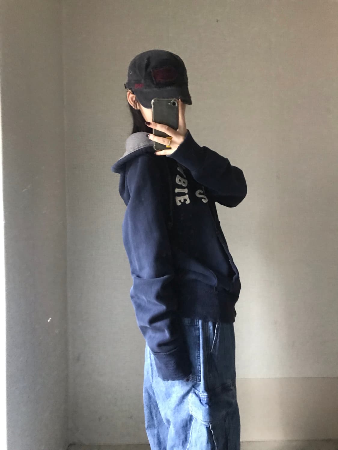 아베크롬비 네이비 후드집업 상품이미지3