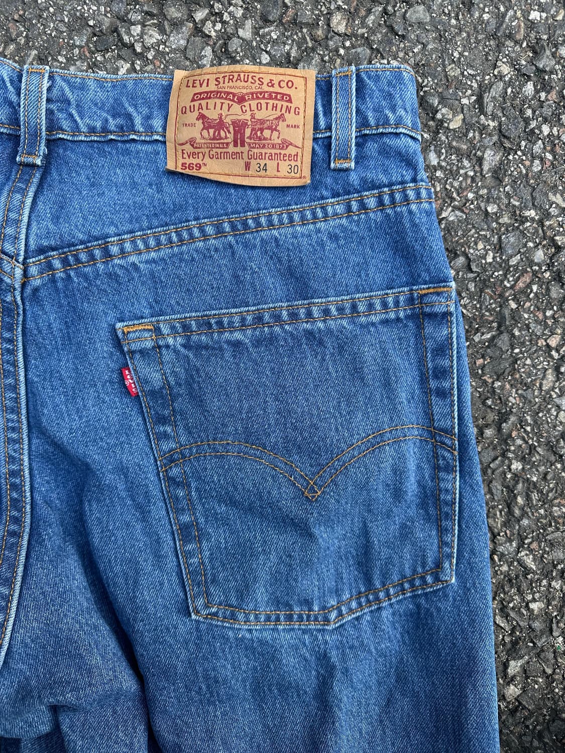 빈티지 90s 리바이스 569 데님 팬츠 상품이미지3