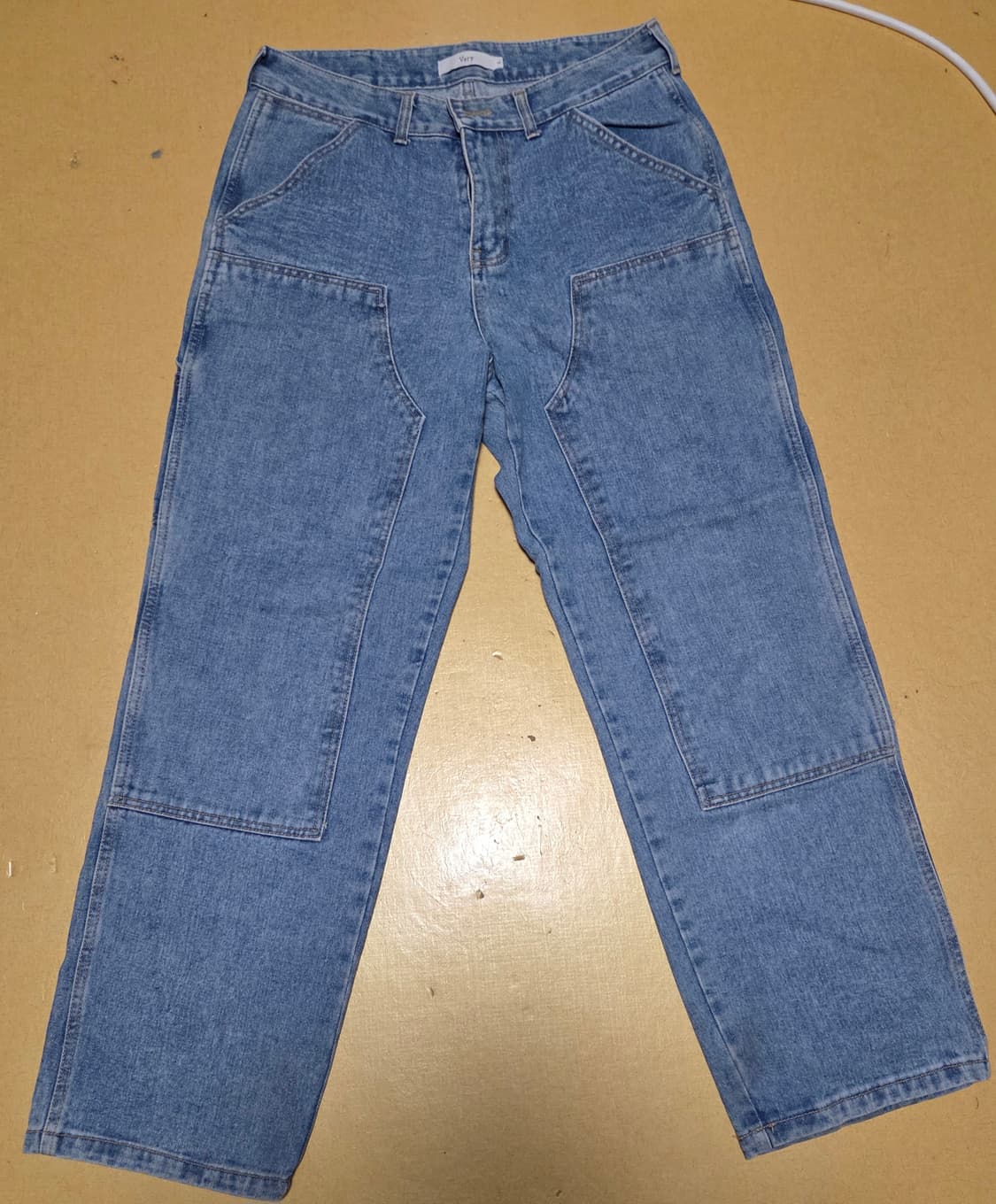 Vary 카펜터 와이드 데님 팬츠 L 상품이미지1