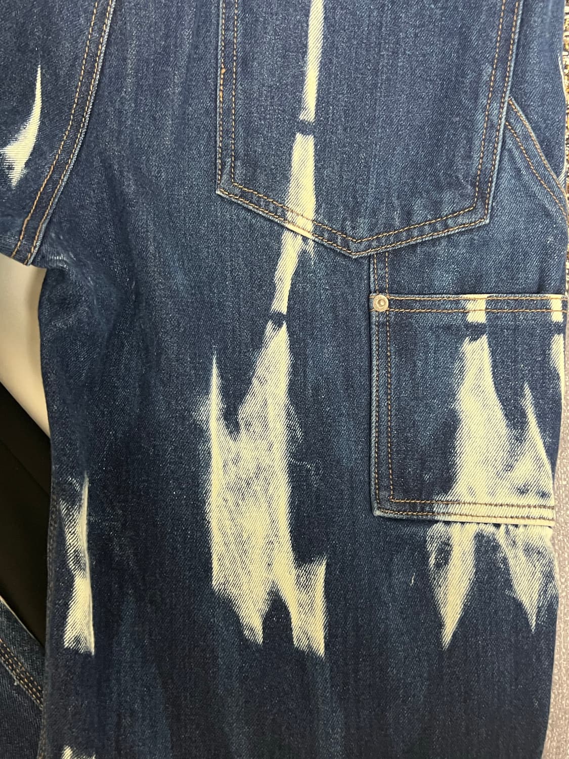 [플레이버리즘] [L] 타이다이 워시드 카펜터 데님 팬츠 상품이미지4