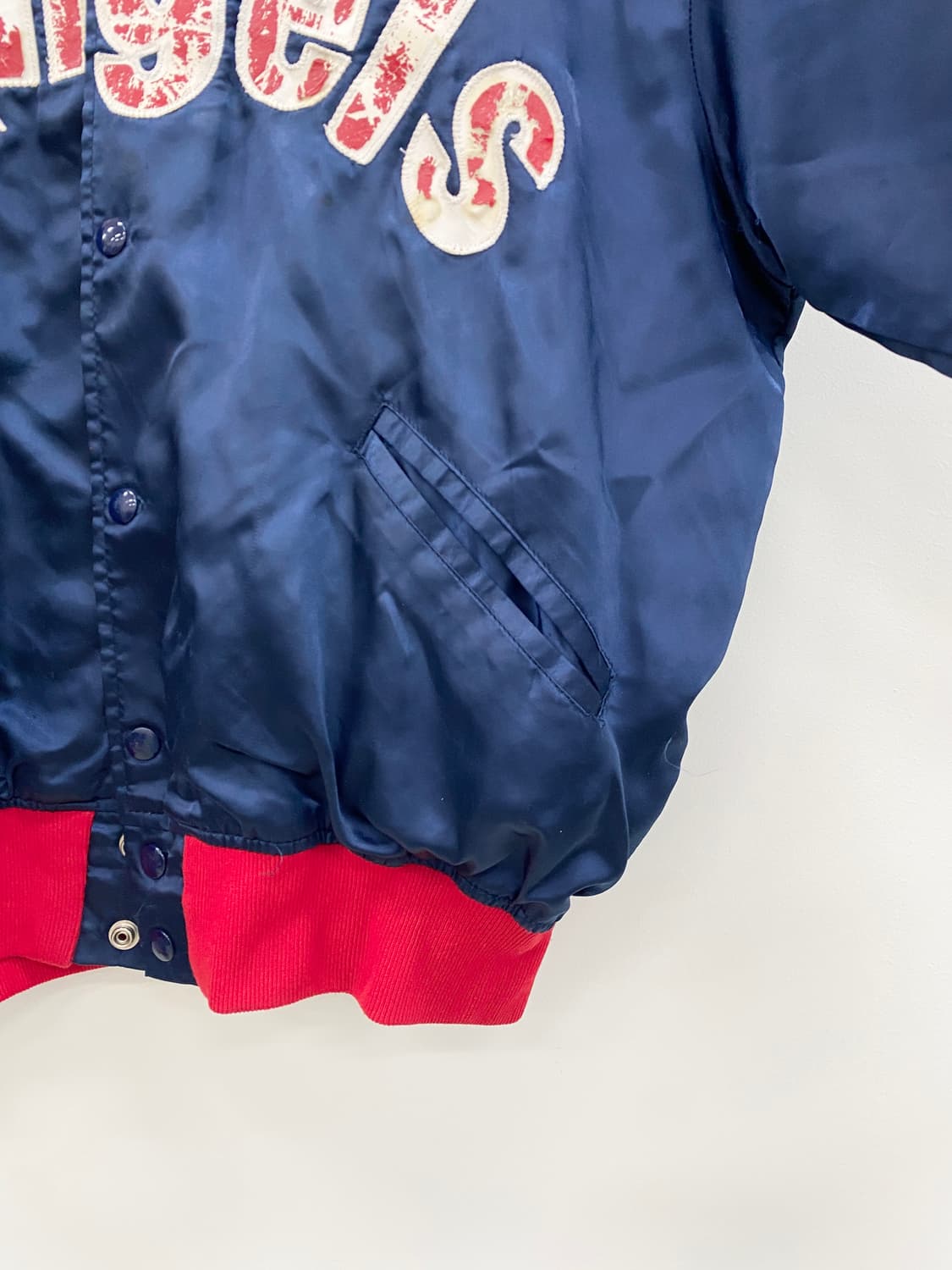 80‘s 펠코 MLB 캘리포니아 엔젤스 샤틴 자켓 상품이미지5