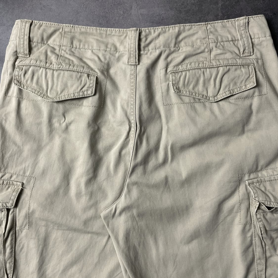 DENVER HAYES 빈티지 베이지 카고 하프 팬츠 A00773 상품이미지6