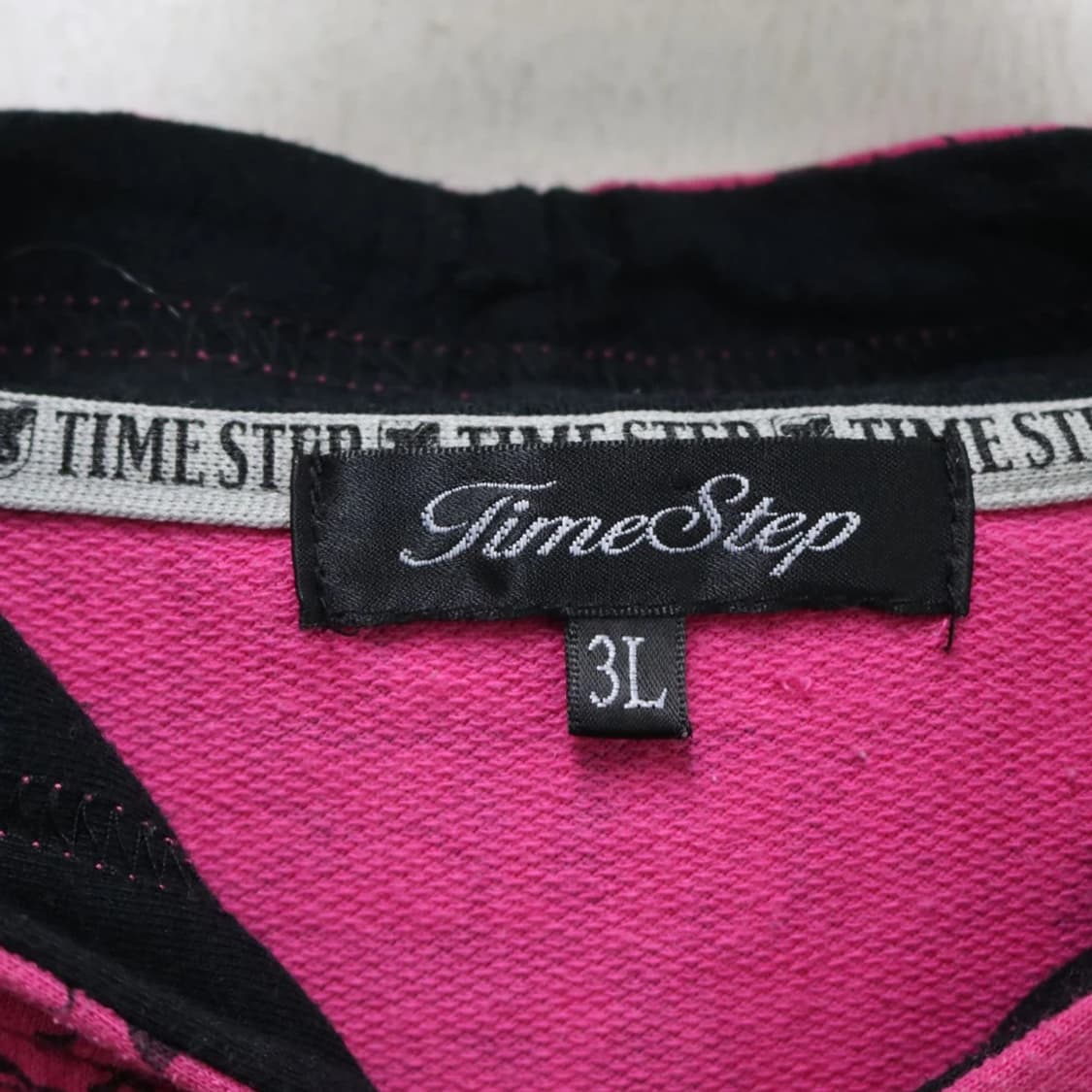 타임스텝 핑크 프린팅 후드집업 60671 상품이미지8