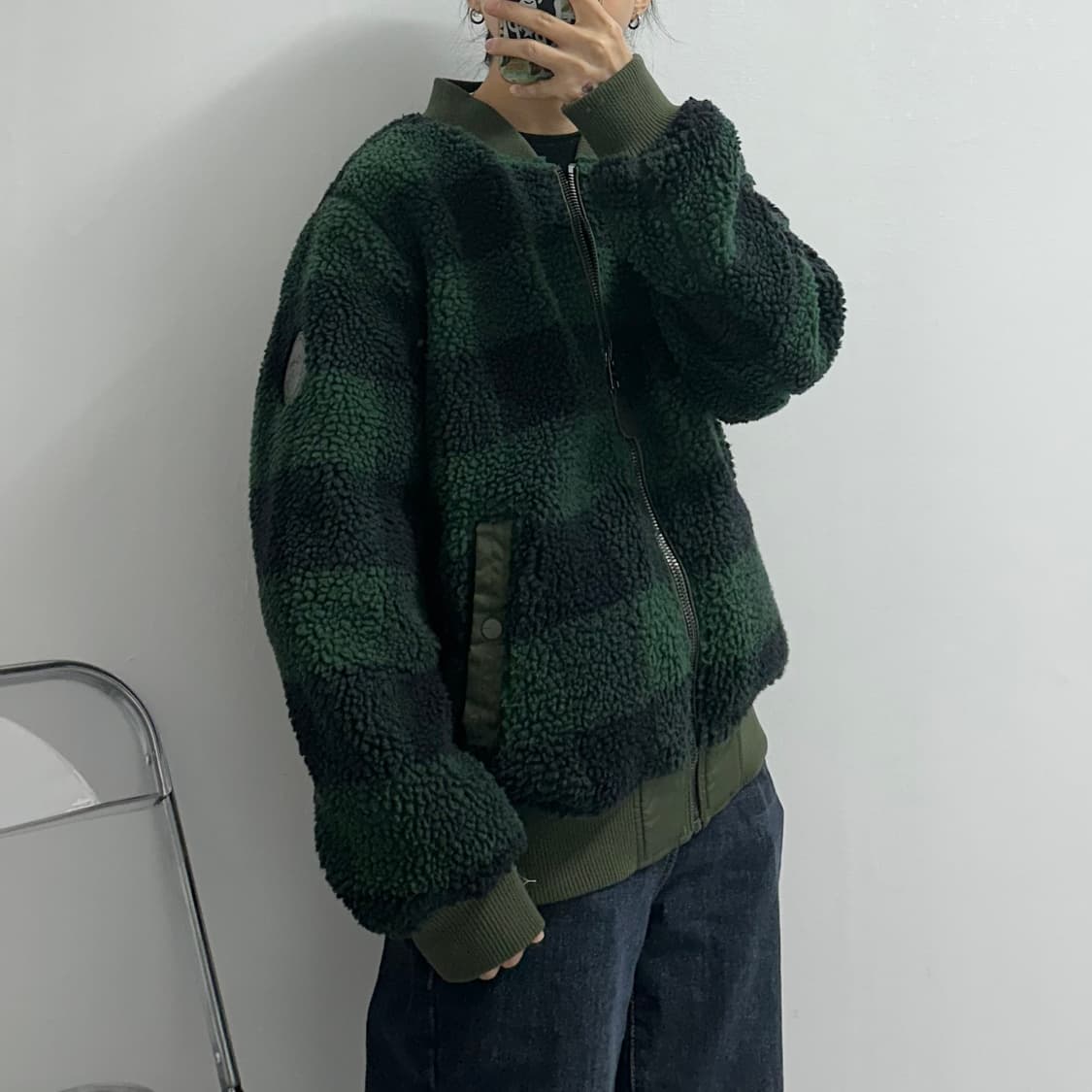 Jeep 지프 리버서블 뽀글이 ma1 항공점퍼 상품이미지2