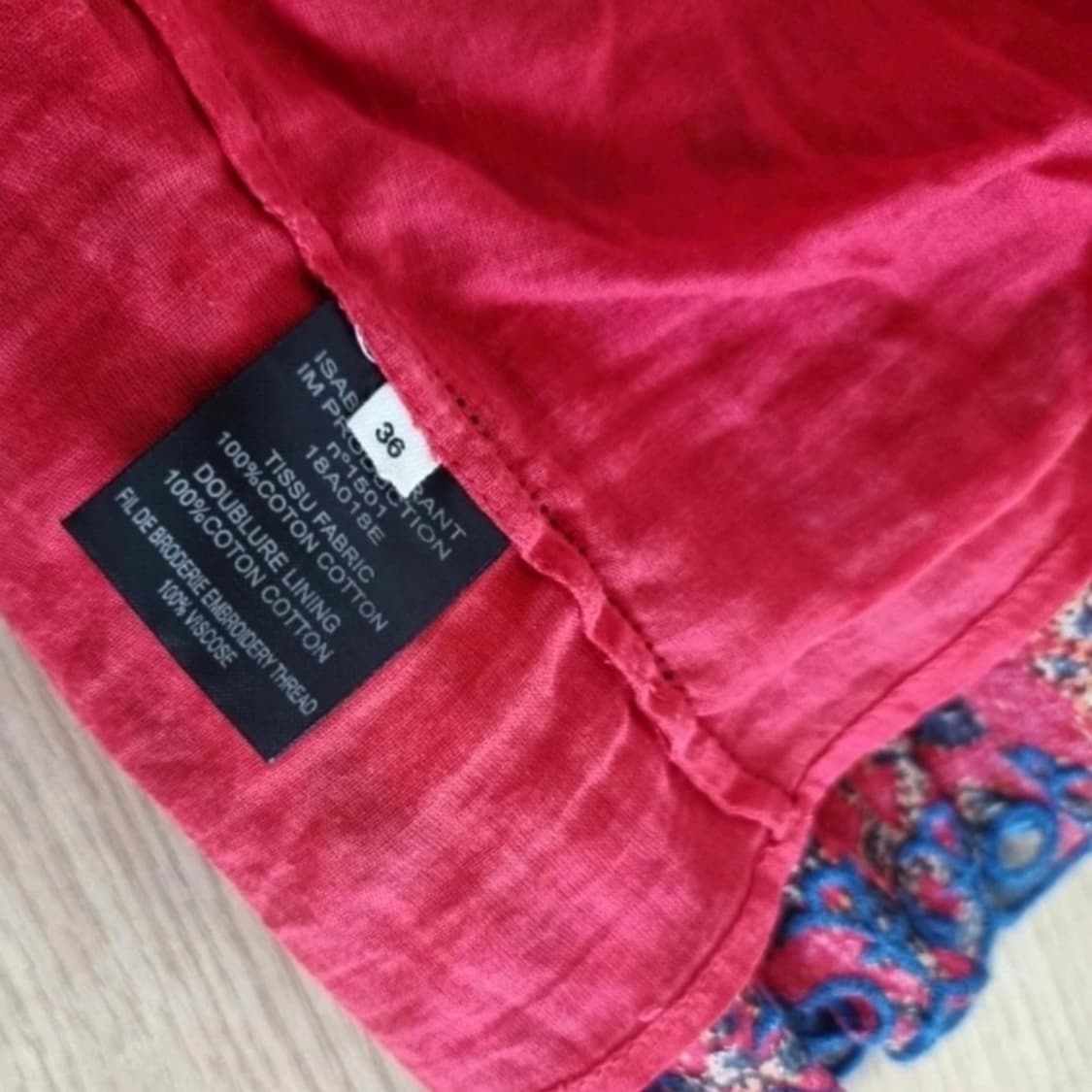 이자벨마랑 에뚜왈 튜브탑 (표기36/44-날씬55 정도) 상태최상 상품이미지3