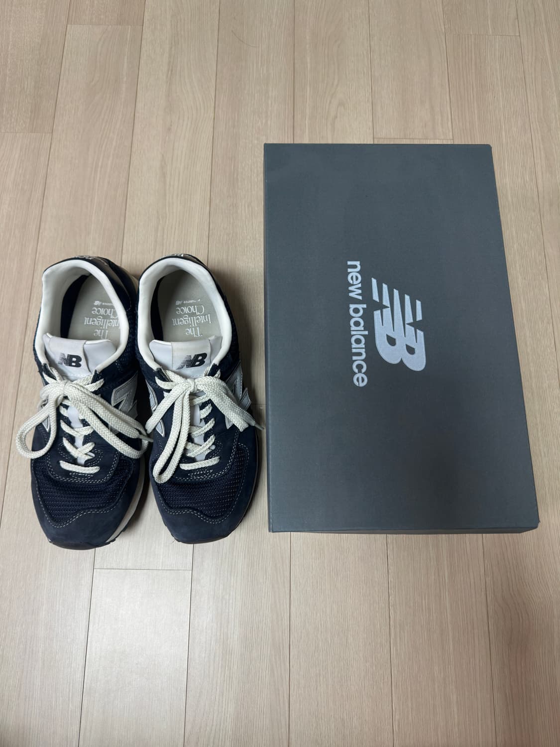 (270) 뉴발란스 포터리 574 프리미엄 하드 네이비 상품이미지2