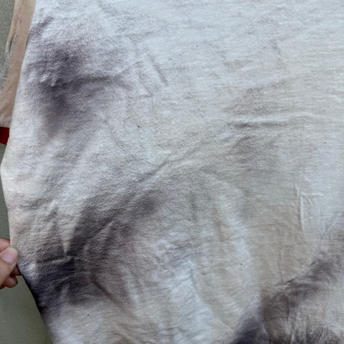 Vintage bleach faded Chicago 링거 반팔티 상품이미지9