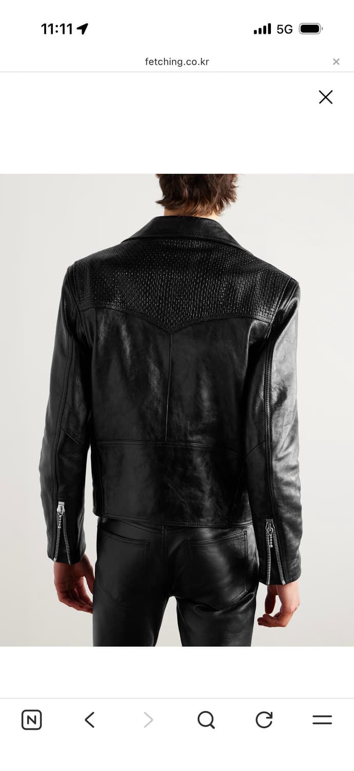 셀린느 가죽 바이커 자켓46(에디 마지막시즌 가죽자켓)  상품이미지2