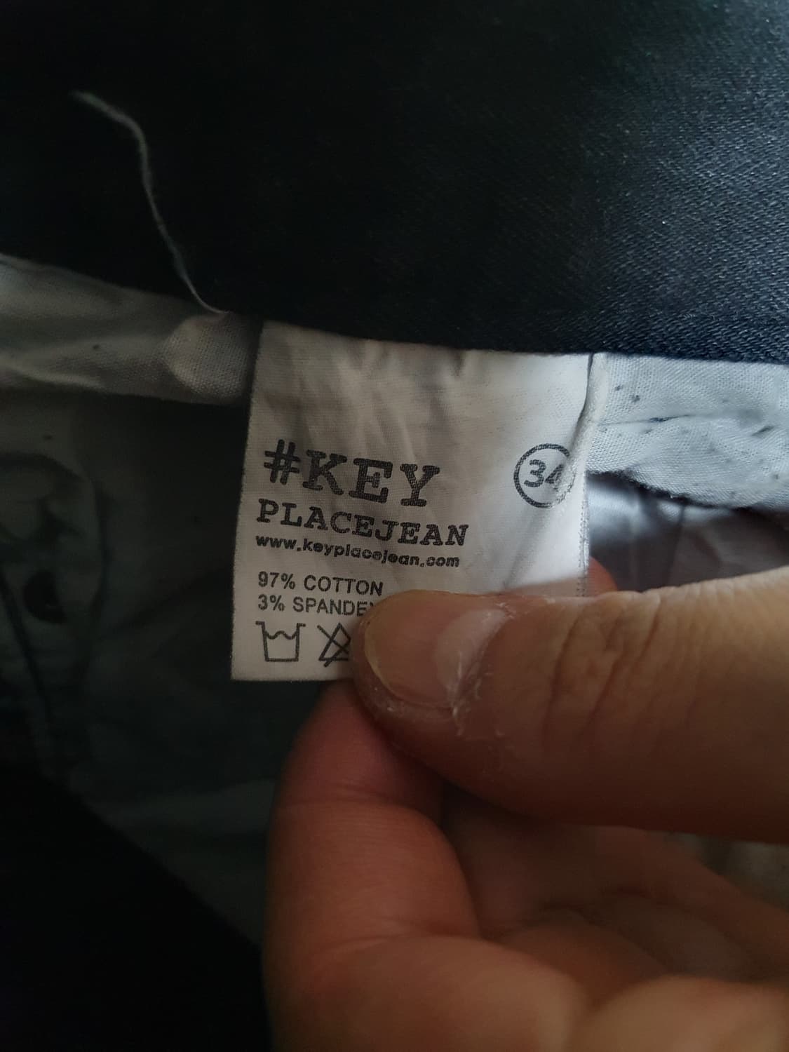 블랙 진 일자핏 청바지)33 상품이미지3