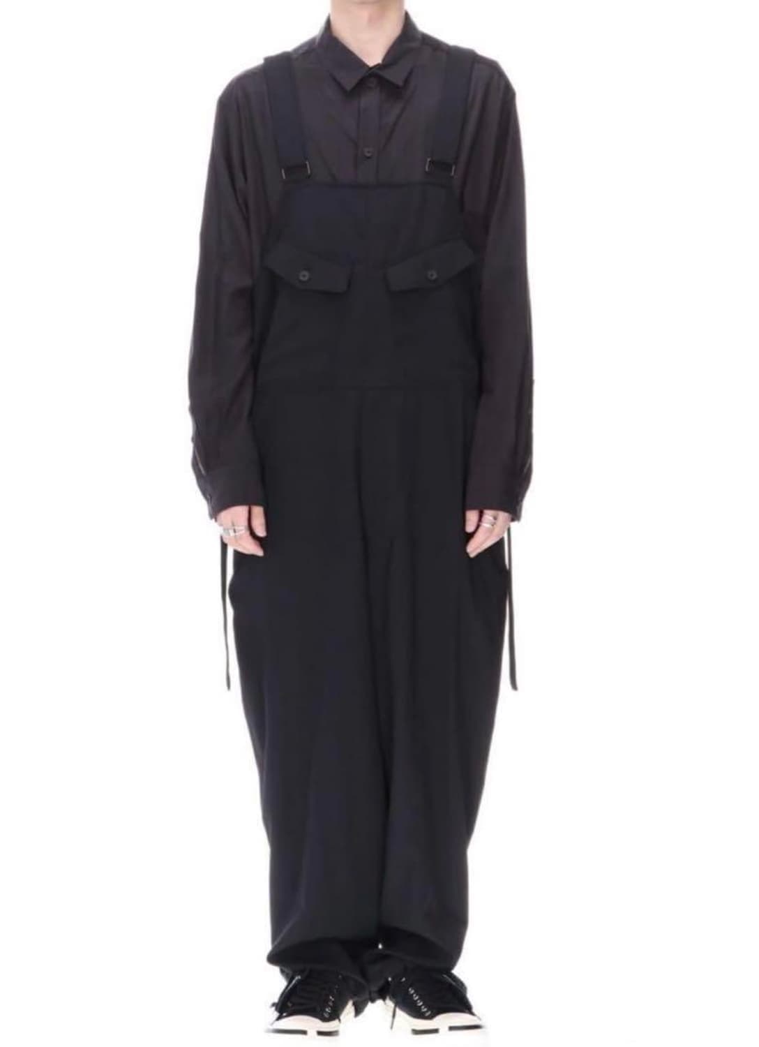 요지 야마모토 뿌르 옴므 20시즌 컬렉션 서스펜더 오버롤 팬츠 상품이미지9