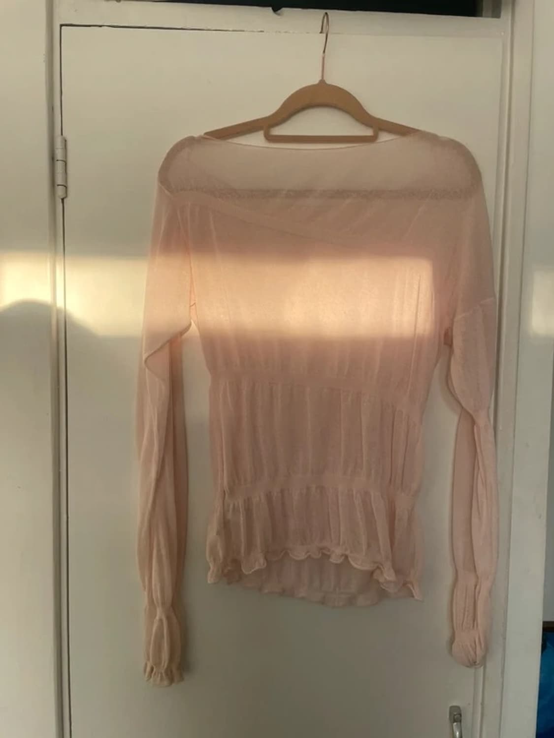 팔로마울 핑크 오프숄더 탑  상품이미지1