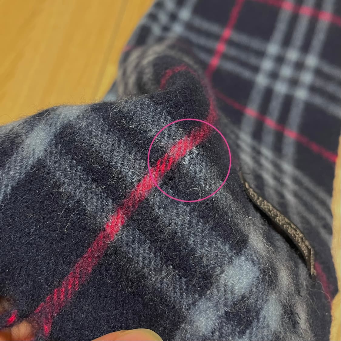 버버리 노바체크 캐시미어 머플러 영국 생산 상품이미지6