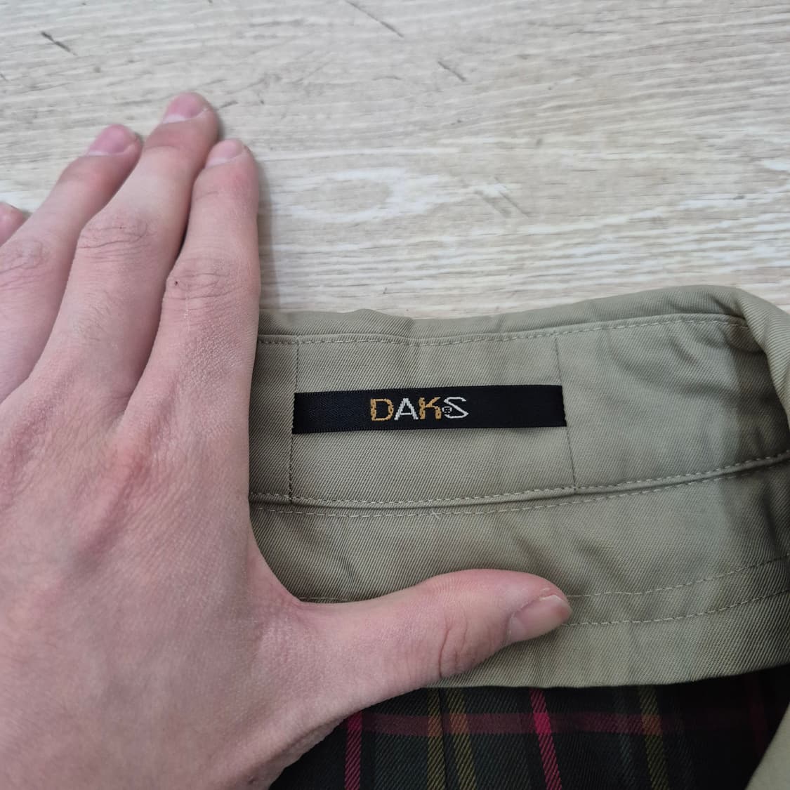 닥스 체크안감 트렌치코트 94-79-170 상품이미지5