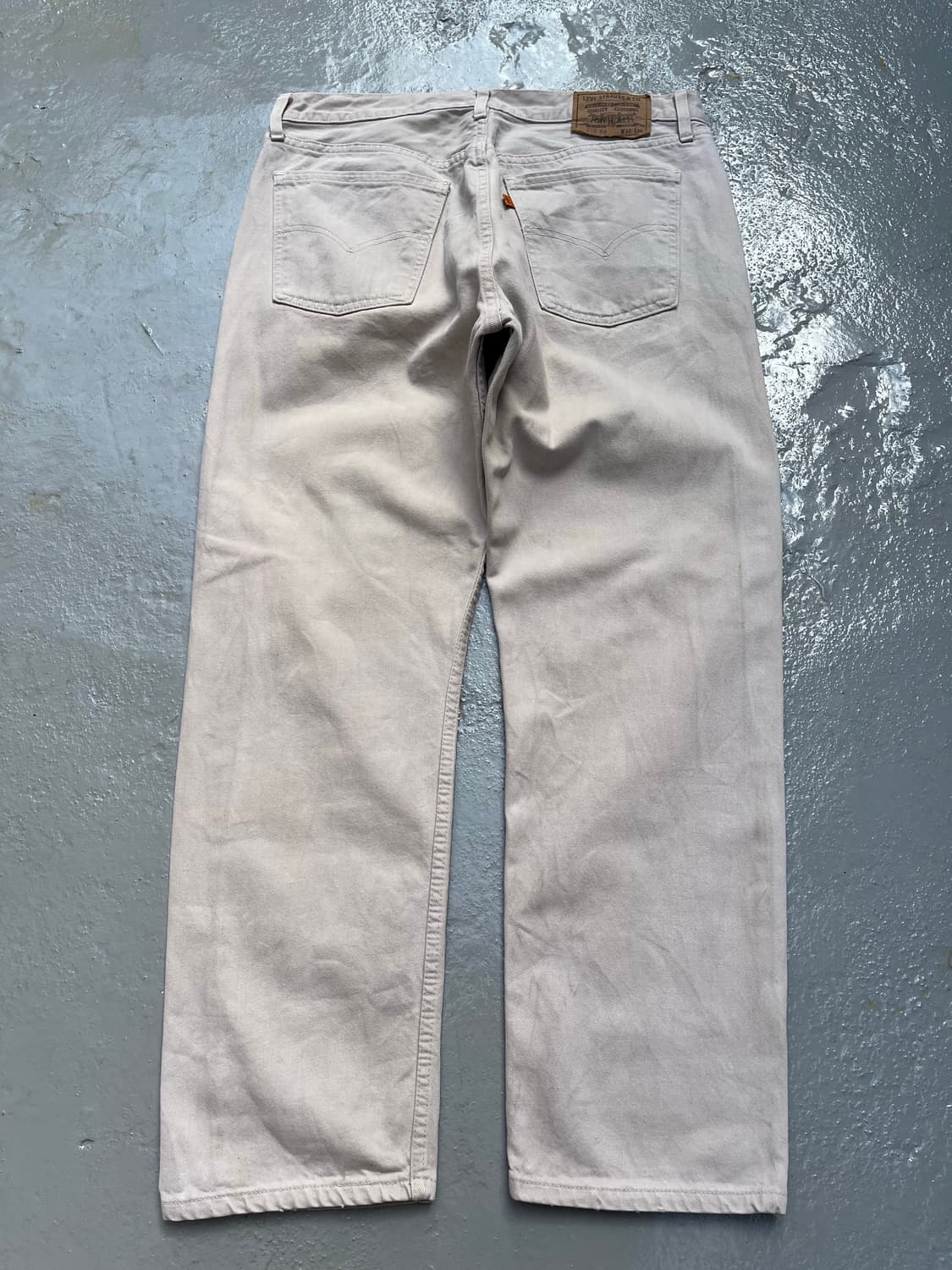 1990s Levis 616-02 Beige Jeans 상품이미지2