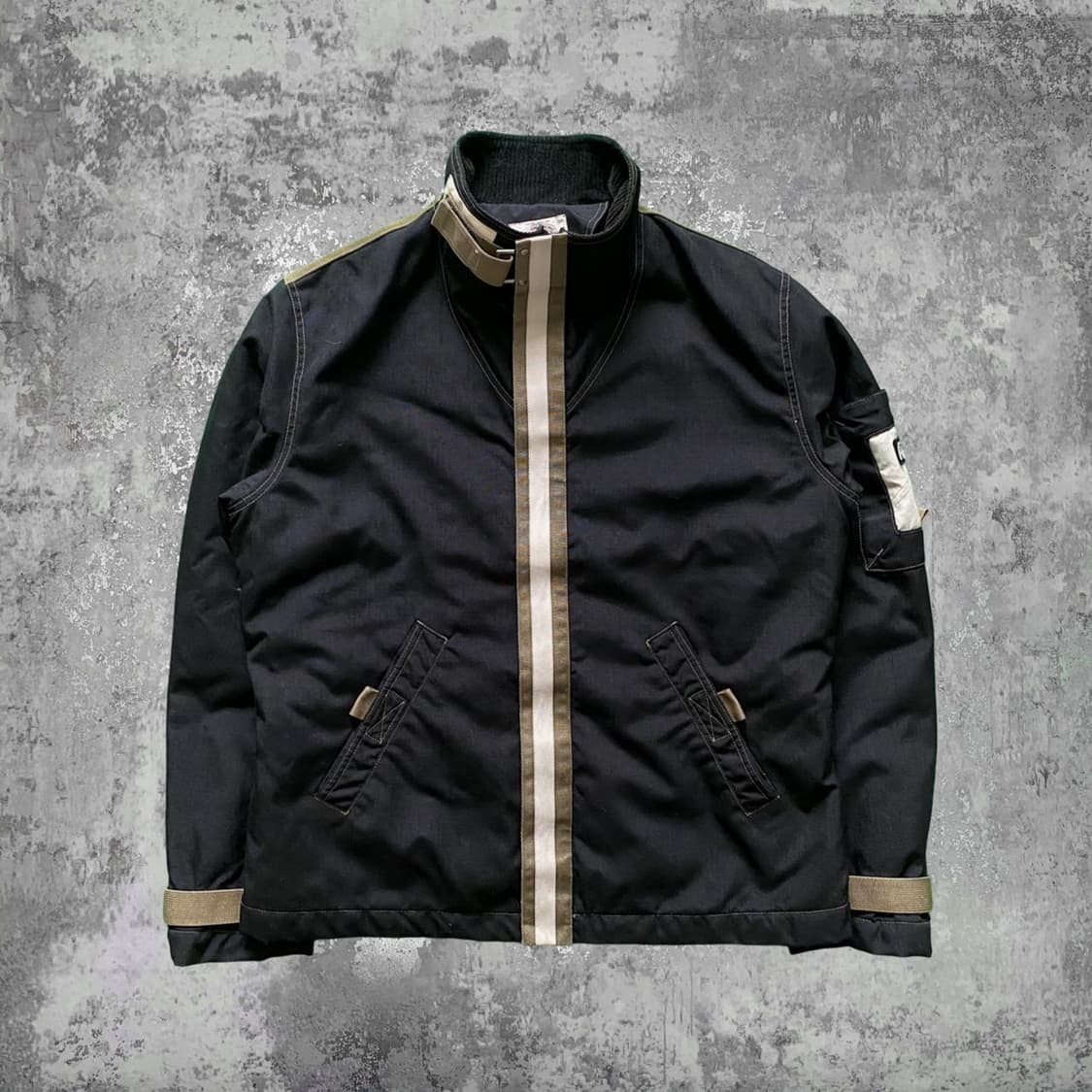 90's 아르마니 진스(ARMANI JEANS) 에코 스톤 밀리터리 자켓 상품이미지2