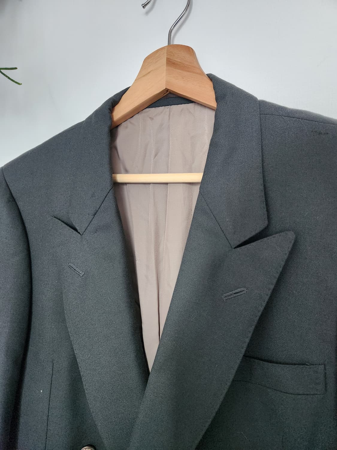 90s 버버리 타스마니아 울 더블 브레스티드 재킷 상품이미지4