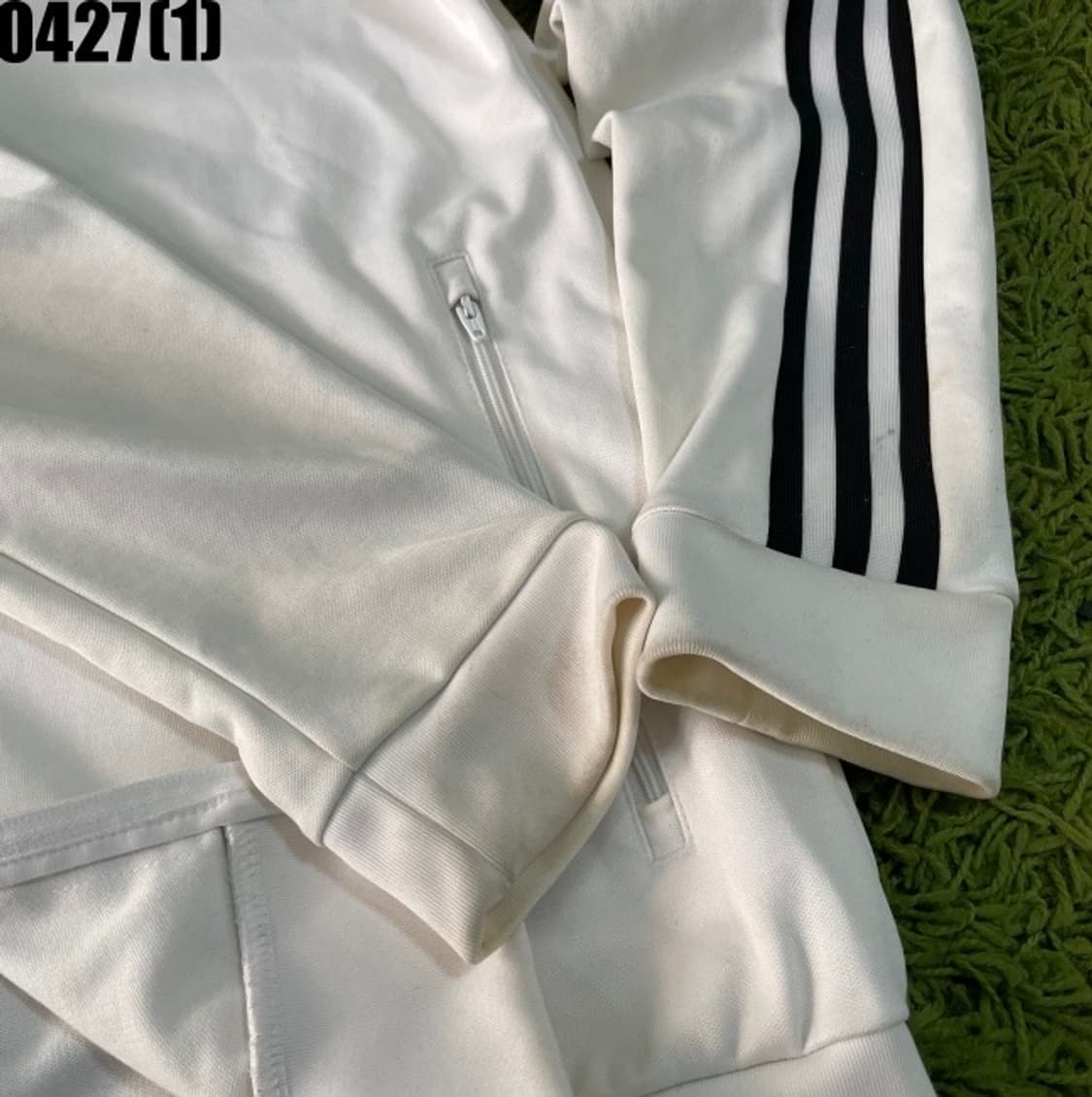 아디다스 파이어버드 져지집업 화이트 상품이미지3