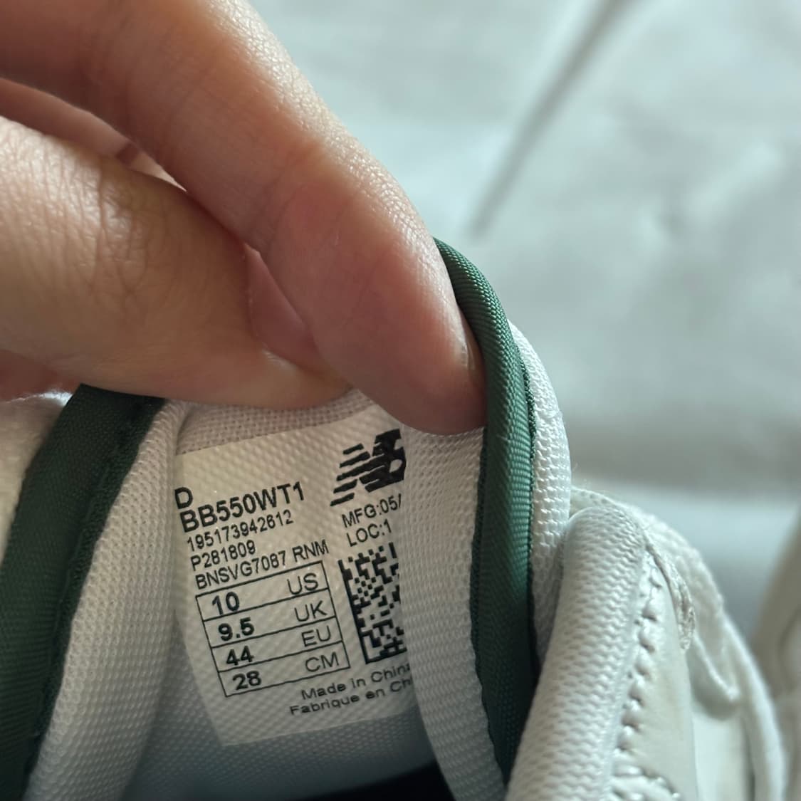 뉴발란스 550 sea salt green 상품이미지4