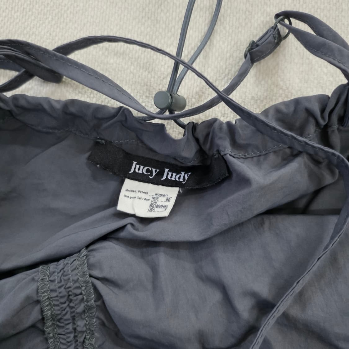 [90] 쥬시쥬디 뷔스티에 카고 원피스 0219J 상품이미지4