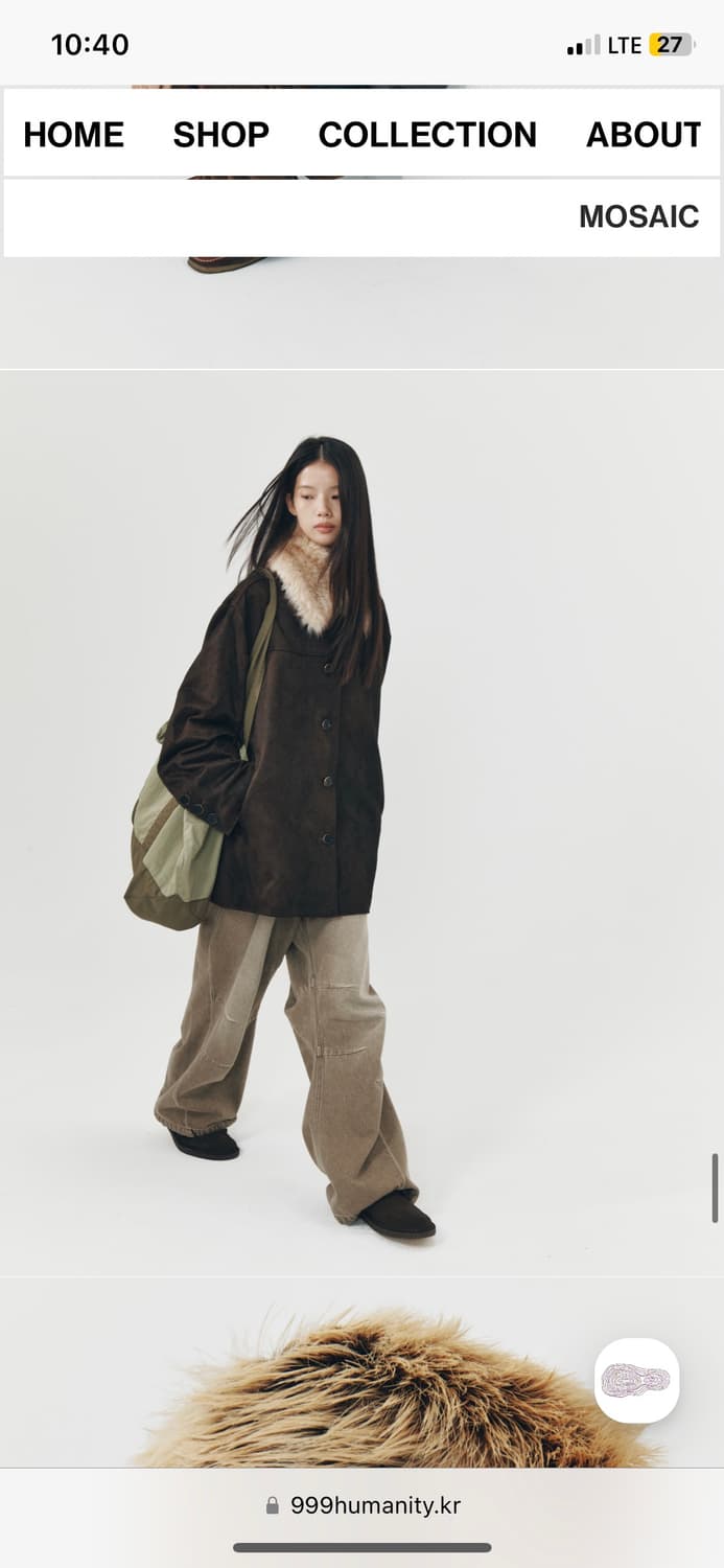 AV PLEATS DENIM PANTS (VINTAGE TAN) 상품이미지3