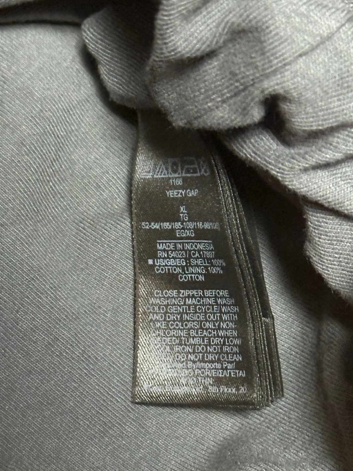 이지갭 후드집업 다크그레이 XL 상품이미지3