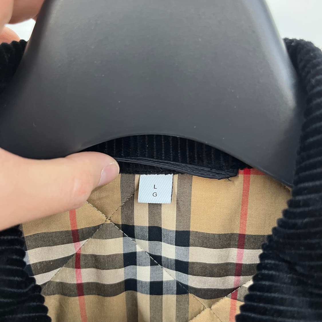 버버리 신형 남성 퀼팅점퍼 L 상품이미지5
