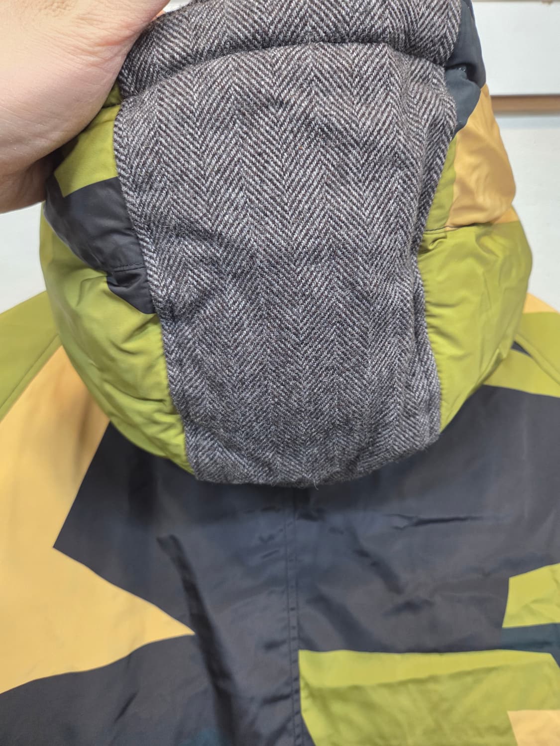 펜필드 멀티로고 카모패턴 울 믹스 파카 패딩 xl 상품이미지3