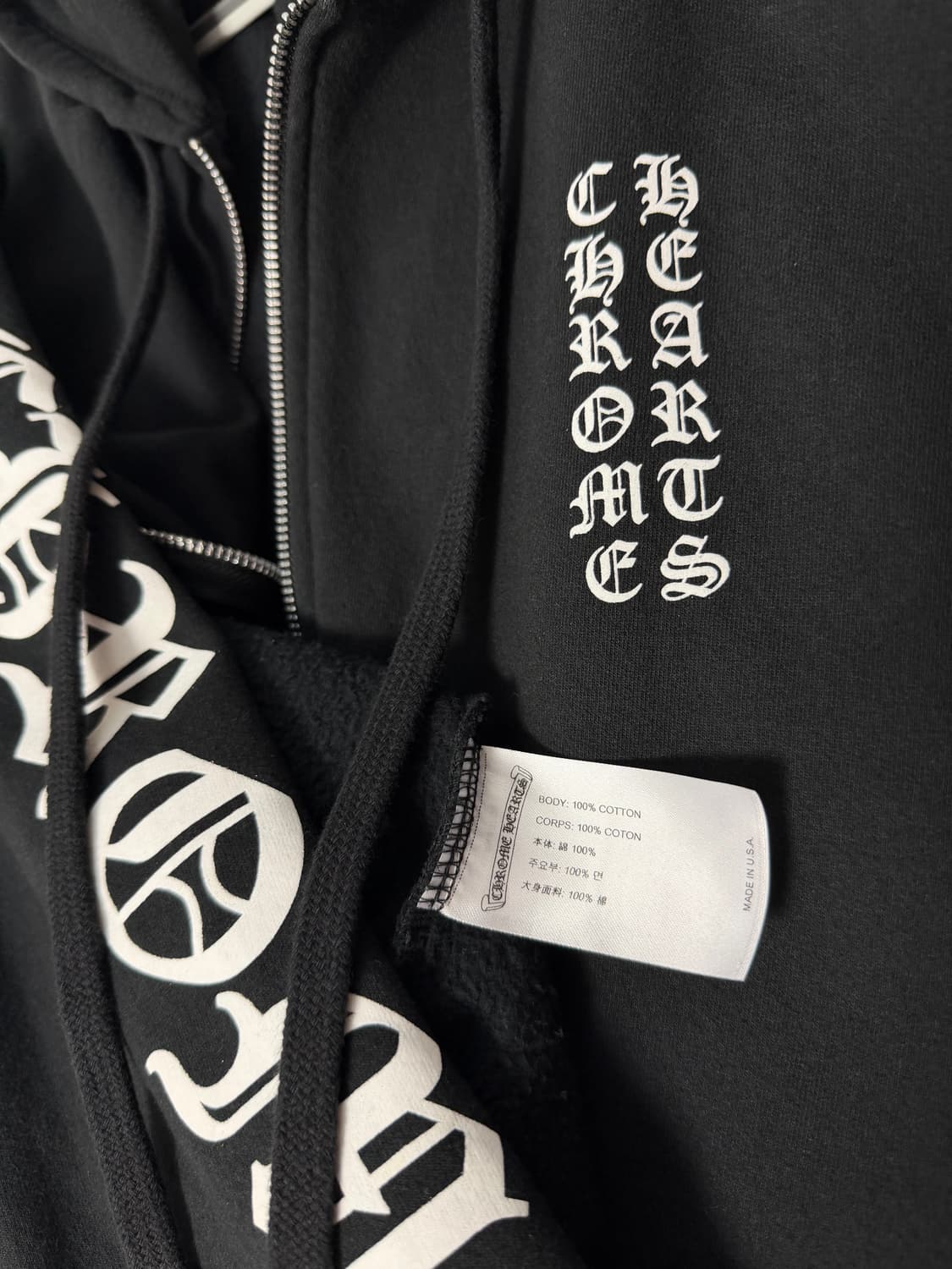 크롬하츠 버티컬 후드집업 L 상품이미지4