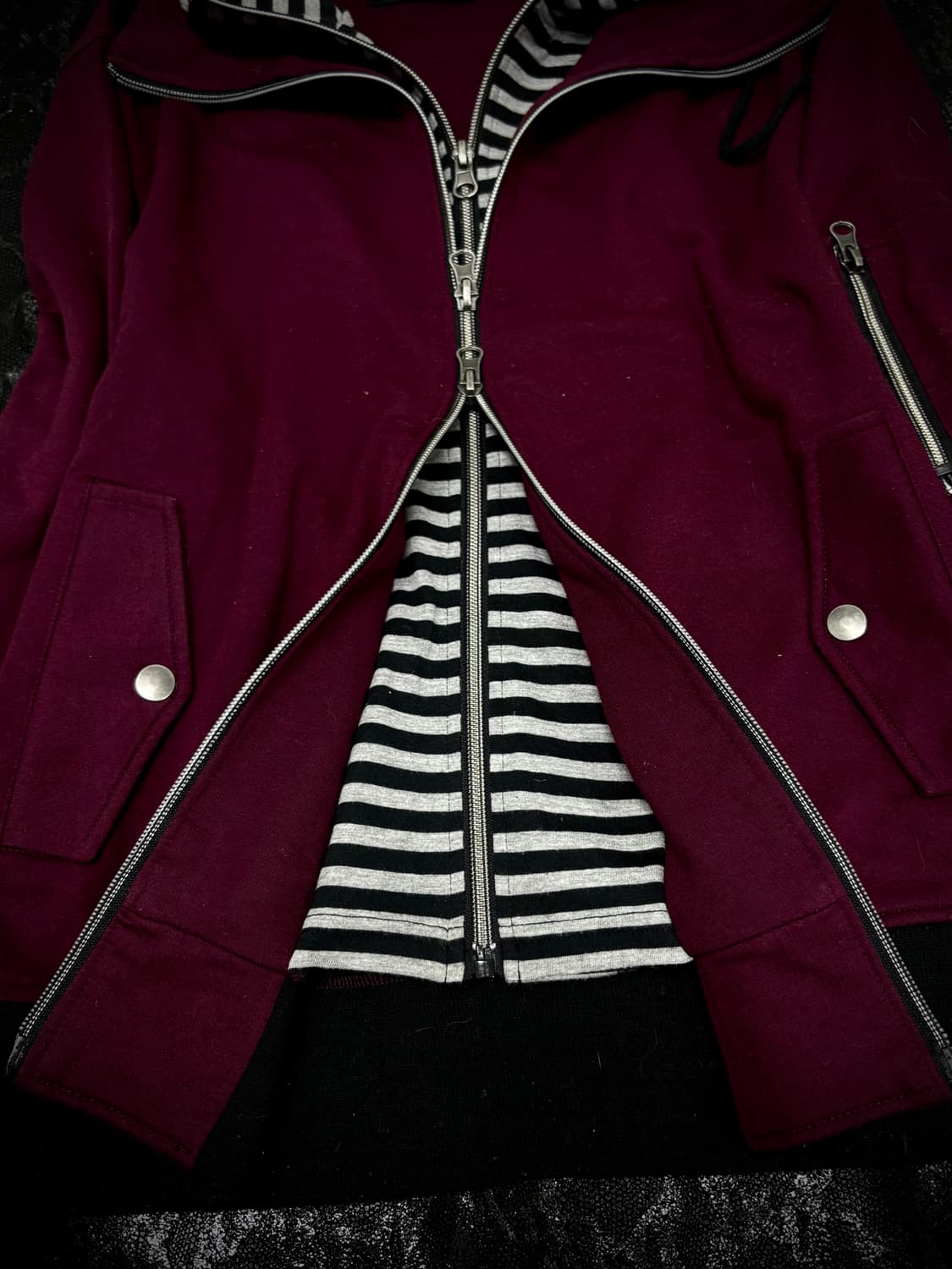 “BEAUMONT CARR” Stripe Layered Bono-Hood 상품이미지3