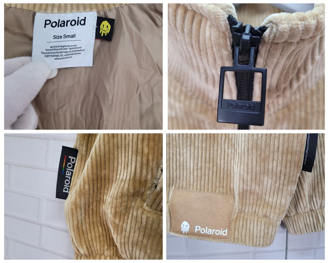 POLAROID 폴라로이드 코듀로어 트랙 집업 자켓 새상품급 상품이미지7