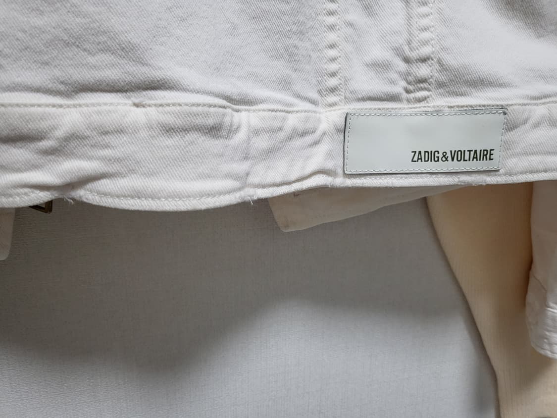 (정품)ZADIG&VOLTAIRE 화이트 데님 자켓 M사이즈 44-66 상품이미지7